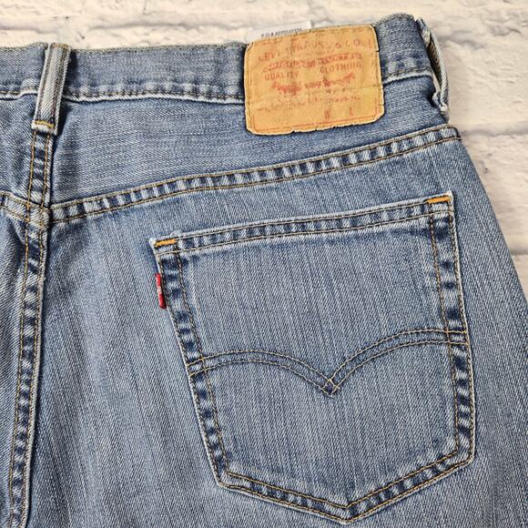 Levi's Men's Jeans 569 Loose Straight Well Worn 100% Cotton made in Mexico sz 32 - Picture 9 of 16